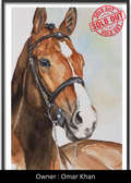 Equine Grace (The Braided Bay) – Exclusive Original Handmade Artwork