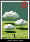 Chasing Shadows (The Cloud Rider) – Exclusive Original Handmade Artwork - LUMIRA LOUNGE ART