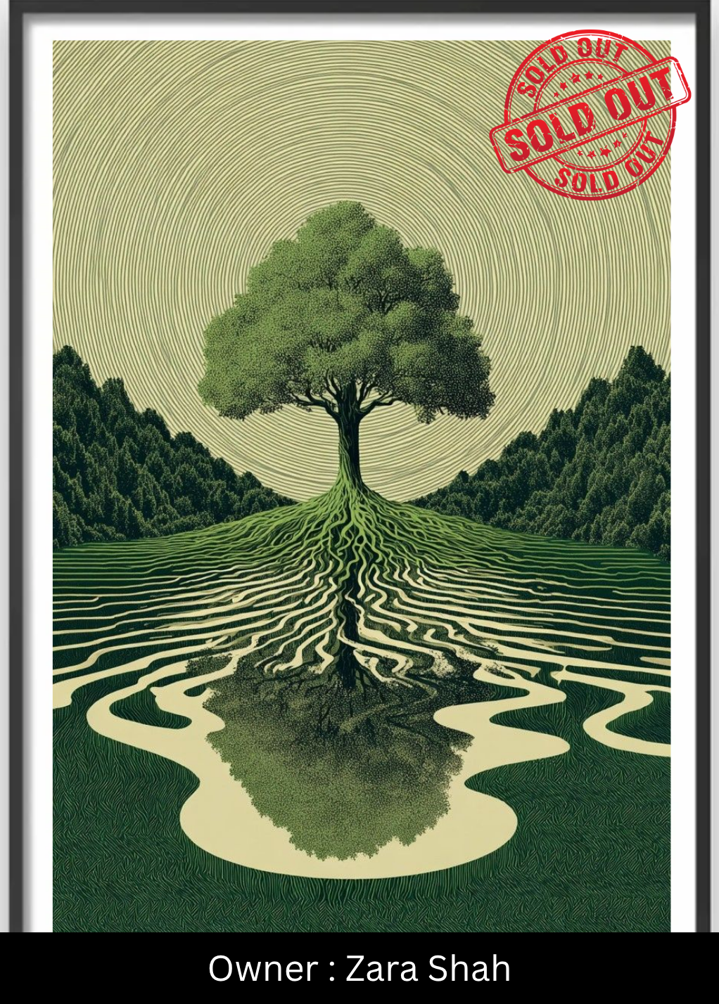 Concentric Canopy (The Tree of Life) – Exclusive Original Handmade Artwork - LUMIRA LOUNGE ART