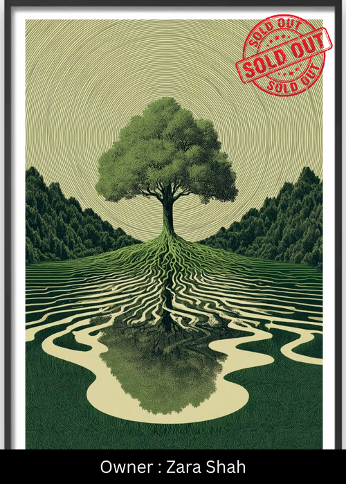 Concentric Canopy (The Tree of Life) – Exclusive Original Handmade Artwork - LUMIRA LOUNGE ART