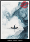 Solitude in Slate (The Whispering Fog) – Exclusive Original Handmade Artwork - LUMIRA LOUNGE ART