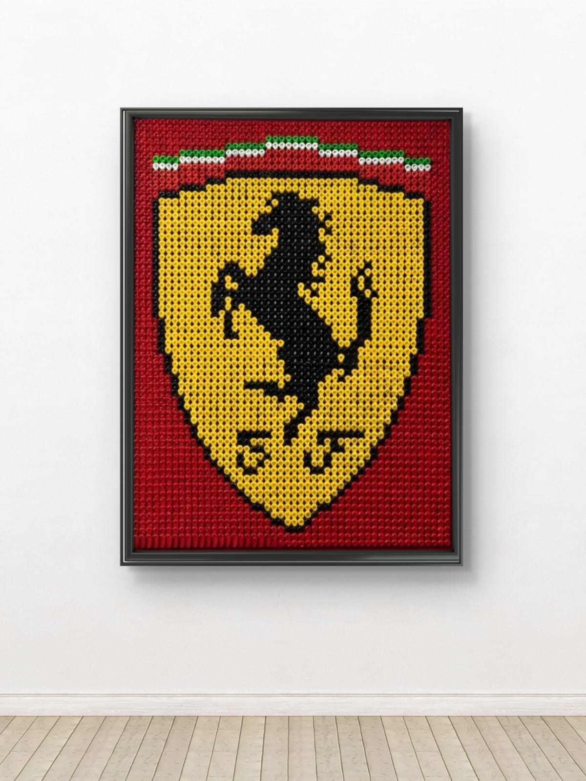 Maranello Pulse (The Textured Icon) – Exclusive Original Handmade Artwork